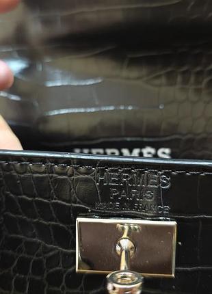 Кожаная сумочка hermes3 фото