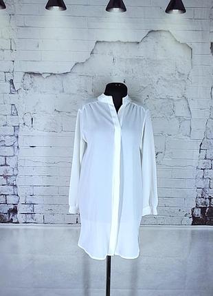 Сорочка подовжена біла