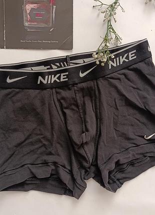Чоловічі труси базові боксерки котонові чорні nike owner dri fit s c 8 36 44