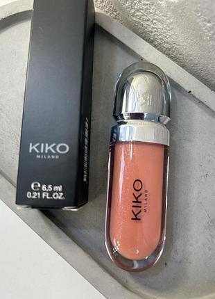 Блиск для губ kiko milano 3d hydra lipgloss, відтінок 03