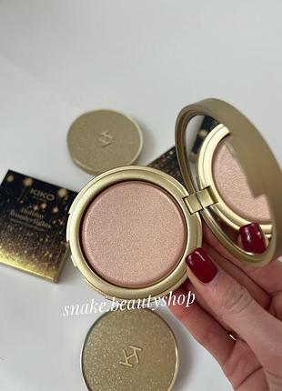 Хайлайтер holiday wonderlights glow fusion highlighter kiko milano 01 хайлайтер kiko milano кіко мілано