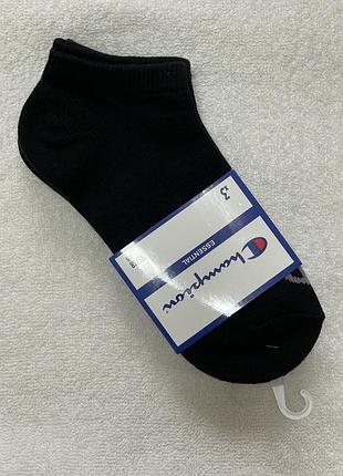 Короткие, бадовые брендовые носки champion,3 пары (упаковка)