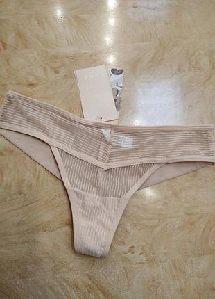 Трусики брифы luna из нежной сеточки
