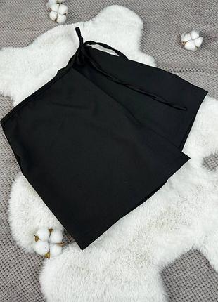 Базовые классические шорты юбка черные юбка шорты 2