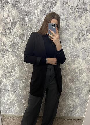 Пиджак жакет черные удлиненный пиджак missguided