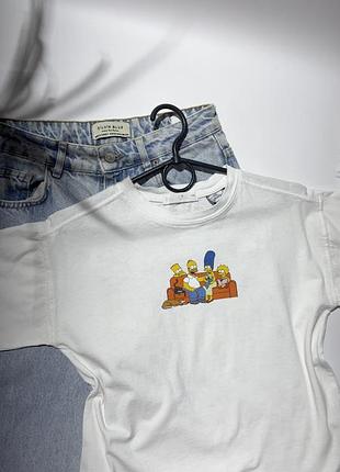 Жіноча футболка з сімпсонами zara 🙃