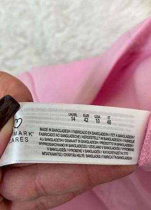 Розовые брюки палаццо 4