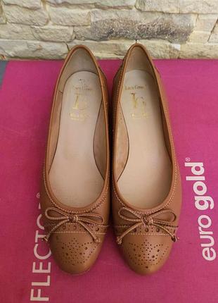 Туфлі/балетки шкіряні luca grossi,італія