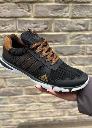 Кроссовки adidas весна/лето цвет коричневый