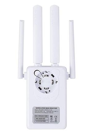Беспроводной wi-fi роутер-повторитель wr09q, 300 мбит/с, усилитель сетевого сигнала