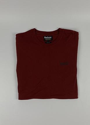 Футболка бордова barbour international