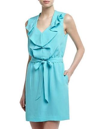 Diane von furstenberg ( dvf ) романтическое платье цвет тиффани 10 usa5 фото