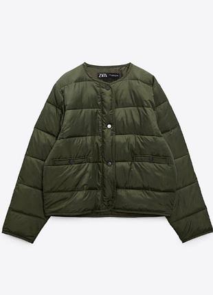 Куртка бомпер zara