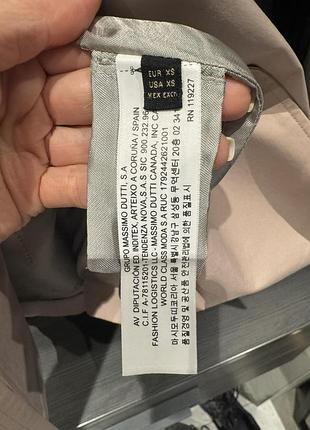 Качественный красивый тренч плащ massimo dutti без нюансов, после химчистки. размер xs 5