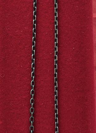 Срібний ланцюжок якірне плетіння 45см.