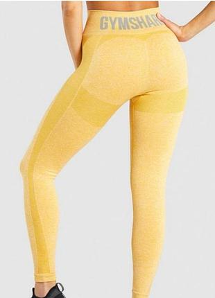 Безшовные спортивные леггинсы gymshark лосины