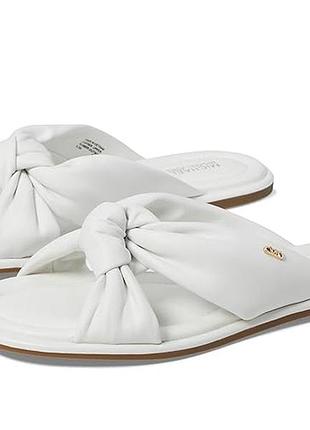 Кожаные шлепанцы elena michael kors