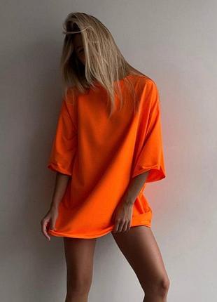 Женская яркая оверсайз футболка | 268