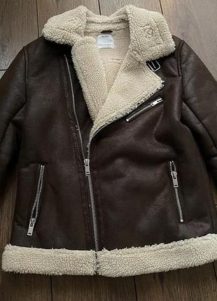 Куртка дубленка bershka