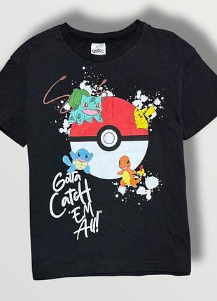 Primark футболка pokemon как новая черная футболка с принтом покемон