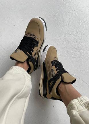 Кроссовки air jordan 4 retro «fossil» 2