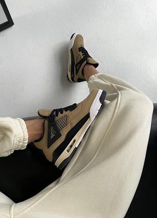Кроссовки air jordan 4 retro «fossil» 4