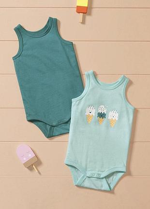 2-6 місяців набір літніх бодіків для хлопчика дитячий літній бодік майка боді маєчка літо