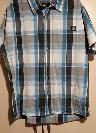 Рубашка мужская с коротким рукавом, размер хл/2хл.