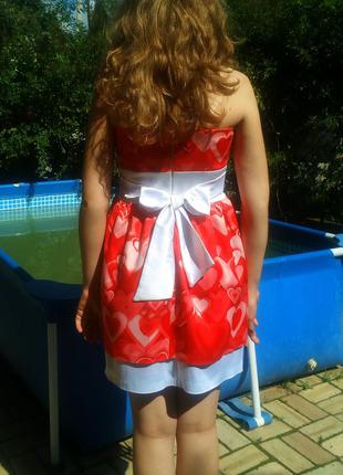 Сукня в сердечка з відкритим верхом montella3 фото