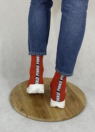 Кроссовки высокие pinko (италия)