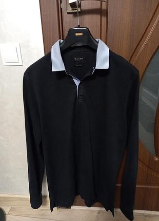 Поло massimo dutti xl реглан свитер светр кофта тенниска лонгслів