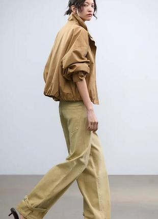 Куртка женская коричневый zara new6 фото