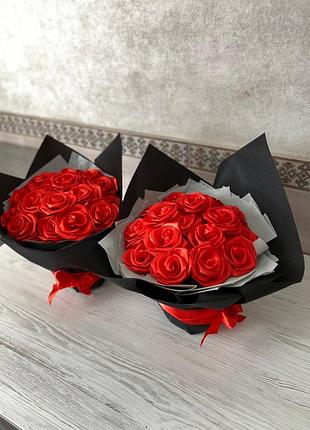 Букетики з атласної стрічки🎀