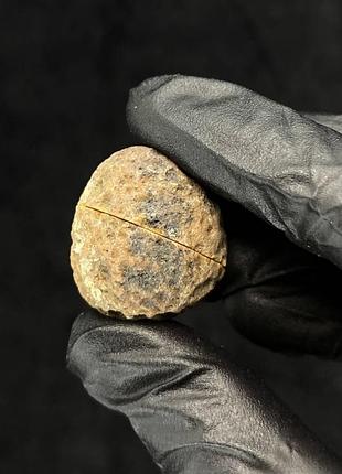 Натуральний камінь половинчастий агат d-21х11мм+-