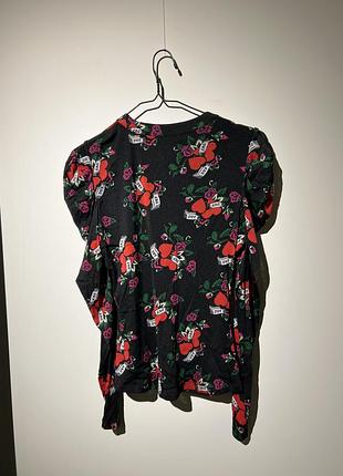 Блуза яскрава з плечиками 8
