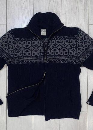 Мужской шерстяной свитер nike athletic size m-l