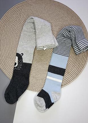 Хлопковые колготки на мальчика 1-3 месяца (56/62 см) от cool club.