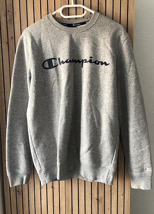 Кофта champion small серая