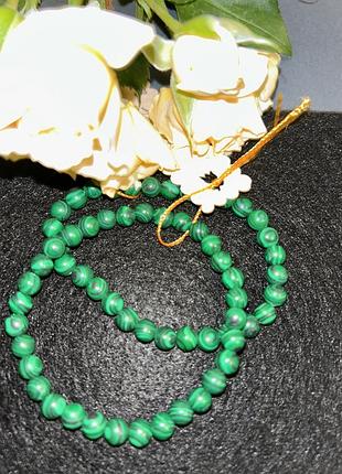 Браслет из малахита