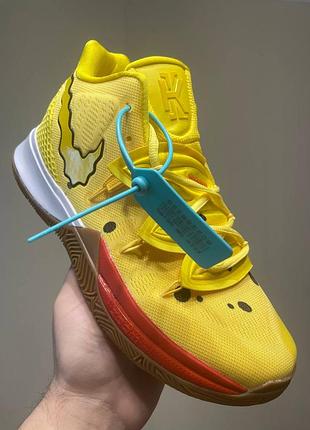Унисекс кроссовки nike kyrie 5 spongebob squarepants коллаборация губка бок спяч бок 2