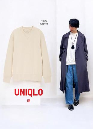 Uniqlo хлопковый  свитшот