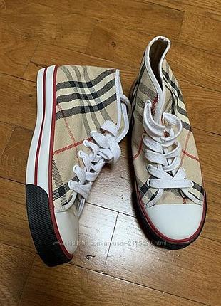 Брендові кеди burberry