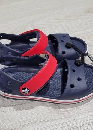 Crocs crocband sandal крокси сандалі босоніжки на хлопчика с7 с8 с9 с10 с11 с12 с12 j1 j2 j3