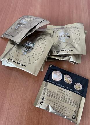 Пробник жіноча парфумована вода lady one million 1,2 ml paco rabanne