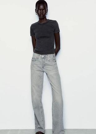 Футболка zara топ зара з ефектом вийвітання