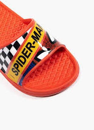Marvel. spider man. оригінал. шльопанці spider man