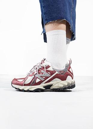 Женские кожаные кроссовки с сеткой на весну new balance 610 🆕 нью баланс 6