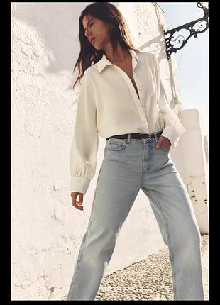 Сорочка з обшитими ґудзиками zara new