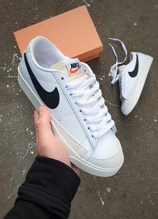 Кроссовки nike blazer low 77 vintage white