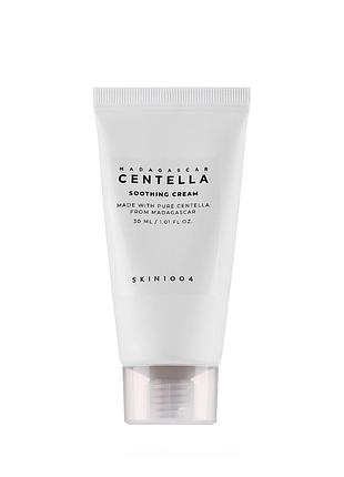 Крем для проблемной кожи лица с центеллой skin1004 madagascar centella soothing cream 30 мл